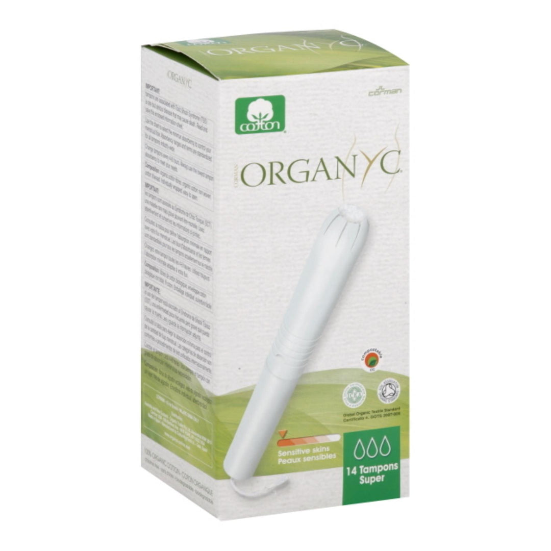 Organyc Cotton Tampons - Supreme Apple - 1 Pack - Maras Green